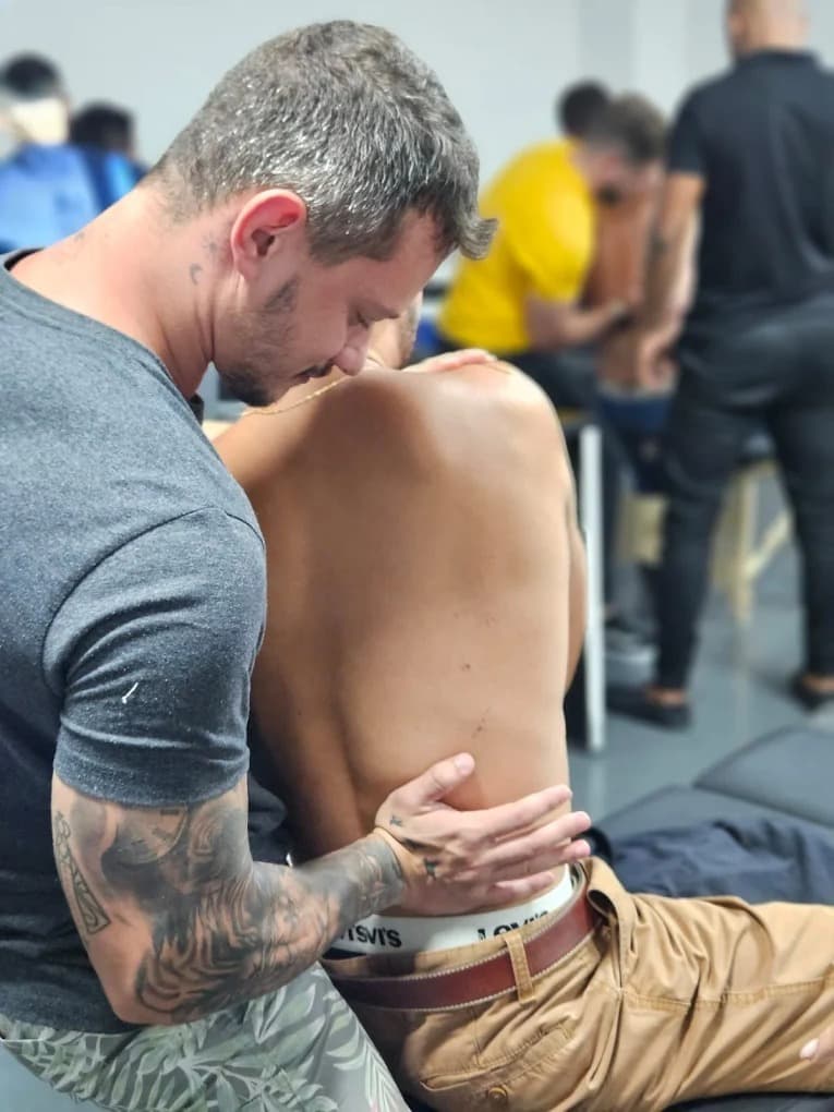 Dr. Lucas Maia em curso de especialização